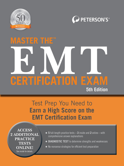 Title details for Master the EMT Certification Exam by Peterson's - Available